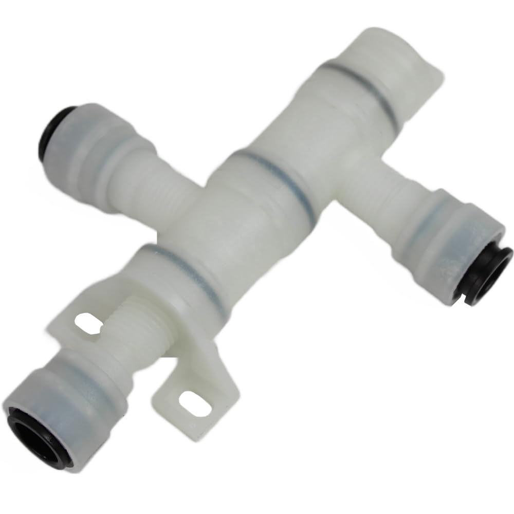 2 Fach John Guest 12 mm Wasserverteiler Verteilerblock 360° verstellbar Wohnmobil Wohnwagen Camper