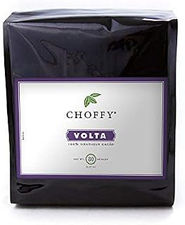 Brewed Cacao Coffee Alternative Substitute - 80 Oz Volta Medium Flavor - Caffeine Free Brew Cacao Ground Drinking for Coffee and Dark Chocolate Lovers, Healthy Rich Chocolate Drink, Nutrients for Mood & Energy