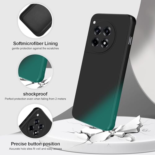 Image of Silicone Back Cover Case for OnePlus 12R 5G|Slim & Anti-Scratch|Camera Protection Back Cover Case for OnePlus 12R 5G -Black