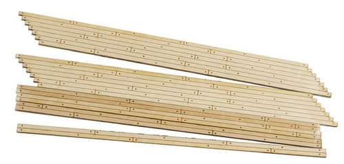HO Laser Cut Wood Grade Crossing, Left Angled (2)