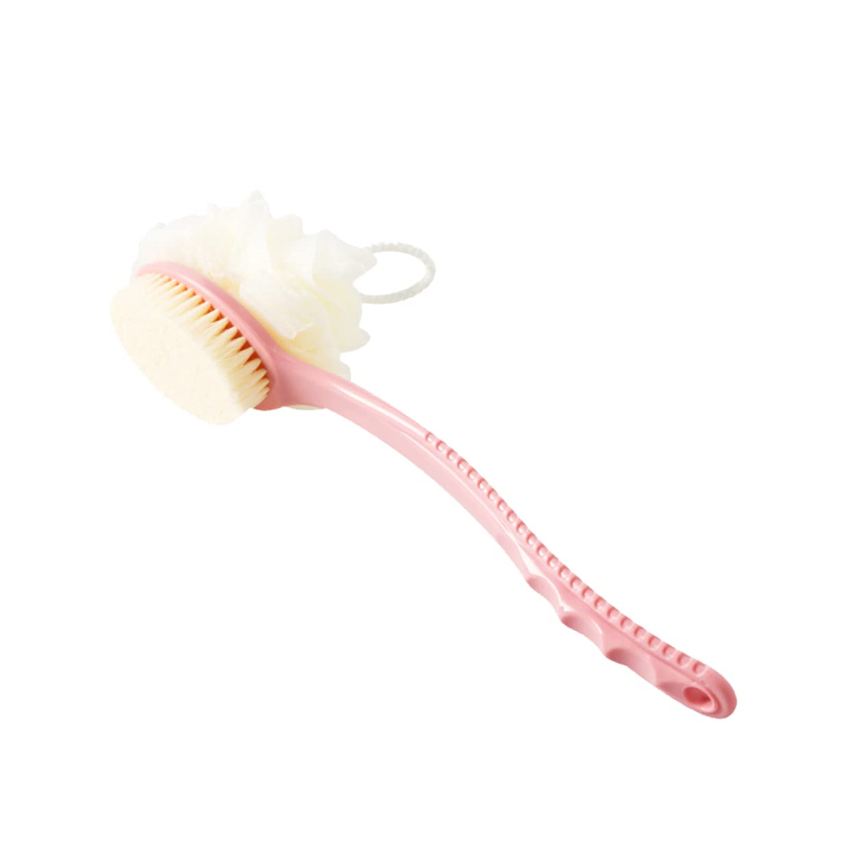 Healeved 3 Pezzi Spazzola Esfoliante Per La Schiena Per La Doccia Spazzola Per Il Corpo in Spugna Di Luffa Naturale Con Manico