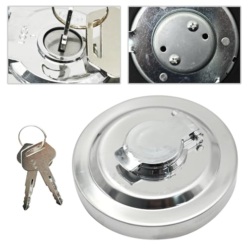 Image of 20Y-04-11160 Gas Fuel Tank Cap Gas Locking Cap Lid Cover with 2 Keys Replacement for KOMATSU PC200 PC220 PC300 PC400, Replaces 423-04-11362 134-04-71180 20Y-14-11160