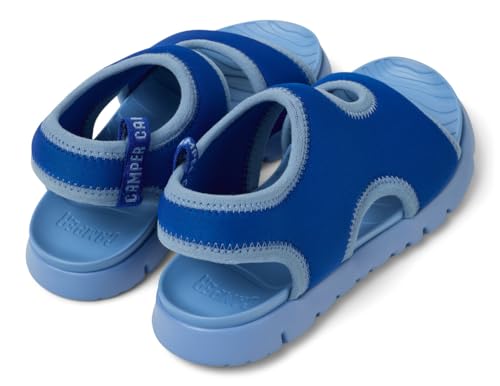 Camper Oruga Sandal K800572, Sandalo Unisex - Bambini E Ragazzi, Blu Medio 002, 28 Eu - 2