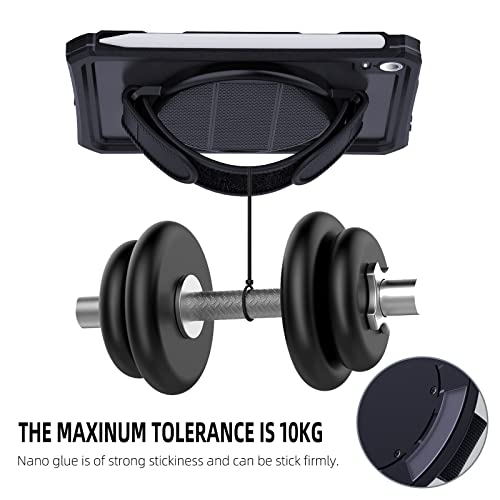 Tablet Stand with Hand Strap - Universal Tablet Hand Strap Holder & Loop Fastening Handle Grip with Velcro Adjustable Length for iPad Pro 9.7/10.5, Air Mini Surface Pro, Samsung Huawei Tablet