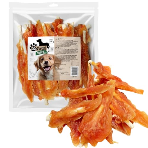 Mr. Pretzel Hähnchen-Sticks für Hunde – 500 g | Gesunder & leckerer Kausnack für alle Hunderassen | Hochwertiger Protein-Snack aus Huhn