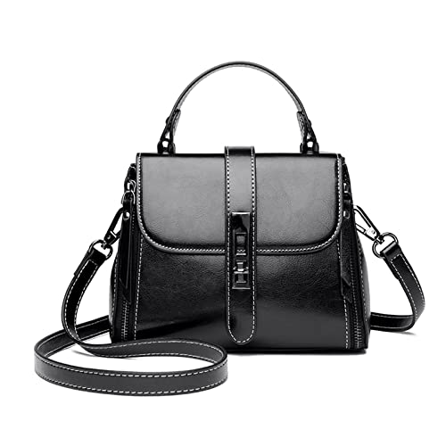 Leather Women Handbags Purses Luxury Shoulder Crossbody Bags Lady Vintage Ladies Tote Bag