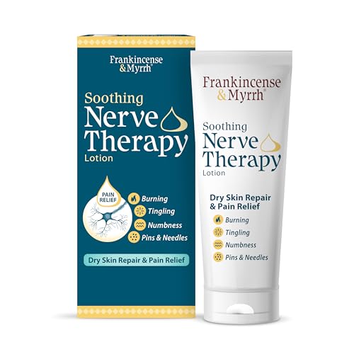 FRANKINCENSE & MYRRH Nerve Therapy Lotion Diabetic Hands & Feet Relief 3oz