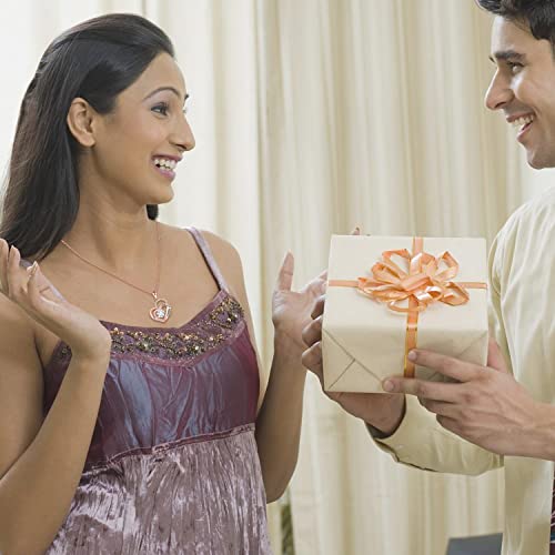 Pickbeau Necklaces For Women 925 Sterling Silver Forever Love Heart Pendant Necklace, Christmas Birthday Anniversary Valentine's Day Jewelry Gift For Wife Mother Girls #TOP1