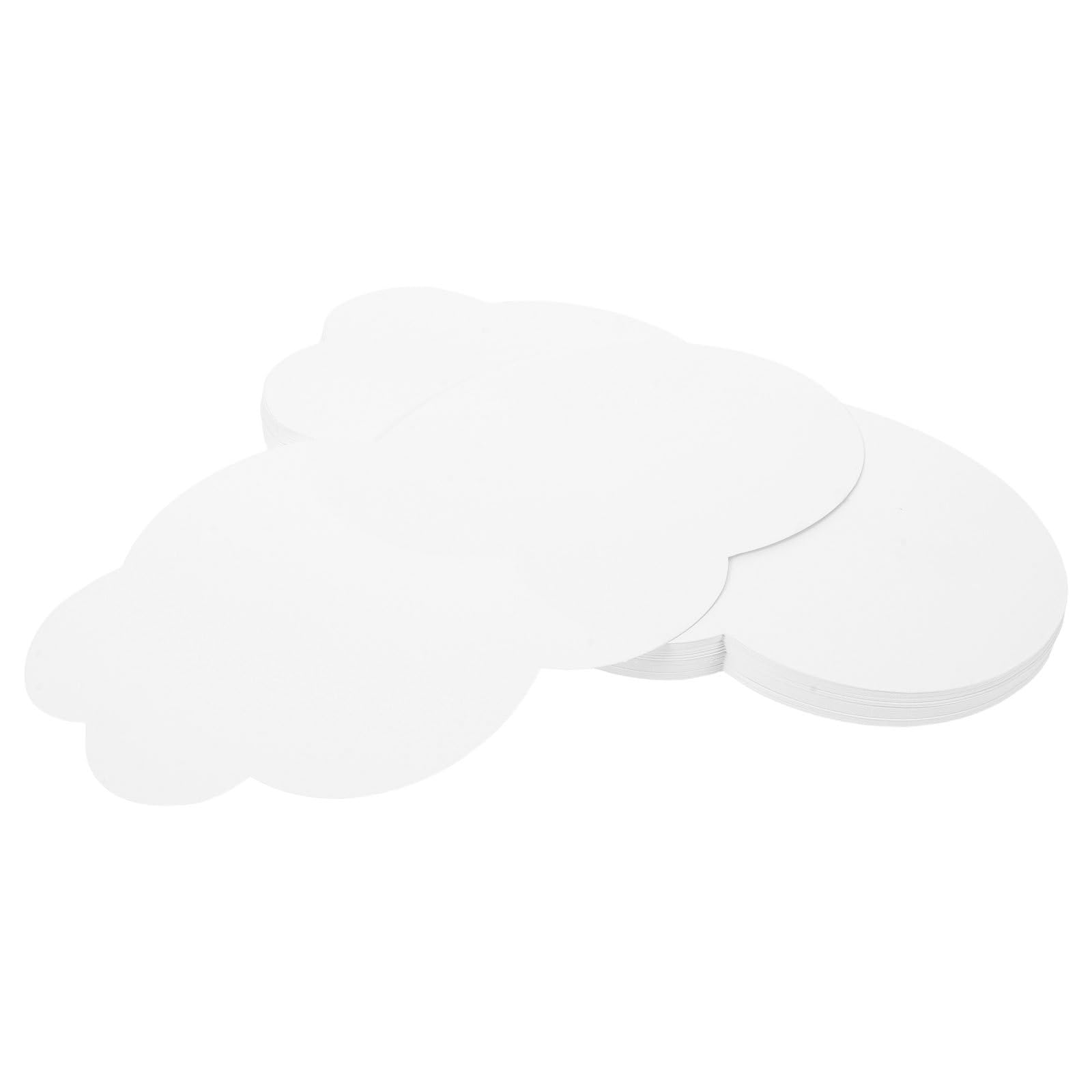 Découpes de Nuages Blancs SOIMISS en Carton Épais de Qualité pour Décoration