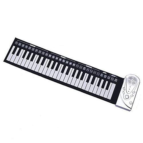 YUKM Roll-up Piano Silicone 49 Touches Roll Up Piano Keyboards Hand Roll Piano Cadeaux Éducatifs,Blanc - Les Beatles, Paul McCartney, John Lennon, RIngo Starr, George Harrison YUKM Roll-up Piano Silicone 49 Touches Roll Up Piano Keyboards Hand Roll Piano Cadeaux Éducatifs,Blanc – Image 6