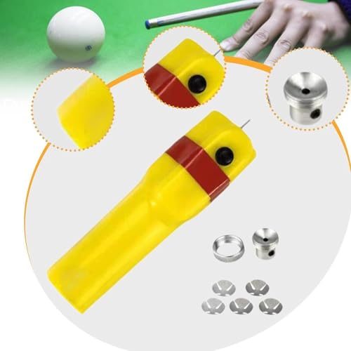 Vaveren Pool Cue Tip Repair Tool, Electric Billiard Cue Tip Shaper Tool for Game Club, Competition Holiday Training, for Large tip