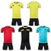 Breathable Quick - Dry Soccer Referee Uniform – Ideal for All Ages, Adults & Kids (Black, L)