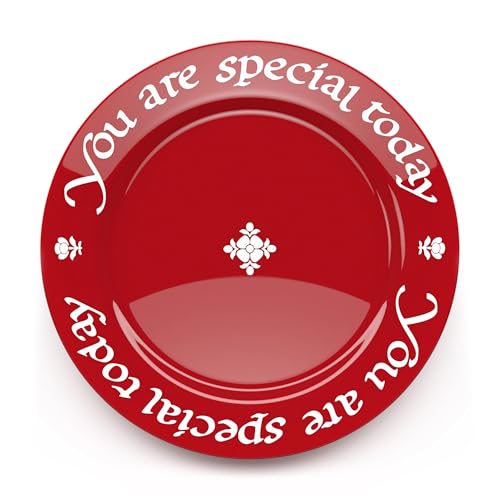 You Are Special Today Red Plate Original Waechtersbach Celebration Dish Iconic Gift for Birthdays Mothers Day & Milestones German Ceramic Tradition Dishwasher Safe Incl. Gift Box