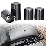 Goldfire Harley Docking Hardware Covers Kit Detachable Magnet 4 Point Caps for Touring Street Glide, Electra Glide, Road Glide, Road King 2009-2024 Accessories (4 PCS Gloss Black)
