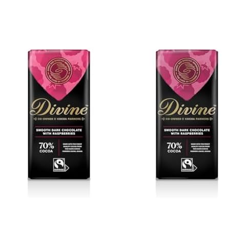 Divine 70% Dark Chocolate with Raspberries Cover