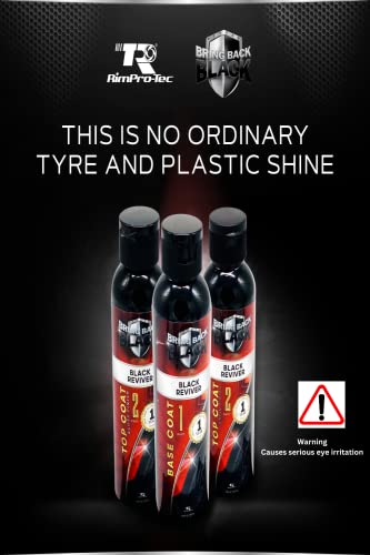 Tr Rimpro-Tec® Bring Back Black Plastic Restorer For Car Exterior, Interior Plastics, Rubber, Vinyl Full Retail Kit That Contains One Time Application Every 12 Months #TOP1