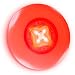 GoSports Ultimate Light Up Flying Disc, 175 Grams, with 4 LEDs - Red