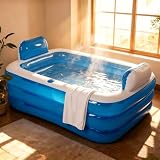 Five liters Vasca da bagno gonfiabile per adulti - Vasca spa pieghevole per doccia, balcon...