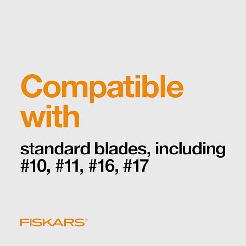 Fiskars SoftGrip Detail Craft Knife - 8" Exacto Knife for Crafting - Multi-Use Exacto Blade Included with Protective Cover — view 6