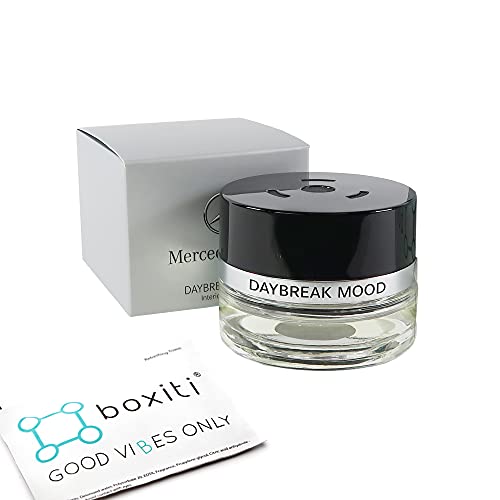 Boxiti Set – Daybreak Mood for Mercedes Benz Air Freshener System, Genuine Perfume for Mercedes, Interior Cabin Fragrance for Mercedes Cars Equipped with Air Balance Package (P21) and Boxiti Wipe