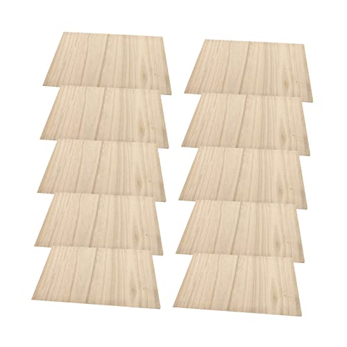 Homoyoyo Martial Arts Training Tool 10pcs Wooden Breaking Boards for Karate Taekwondo Practice