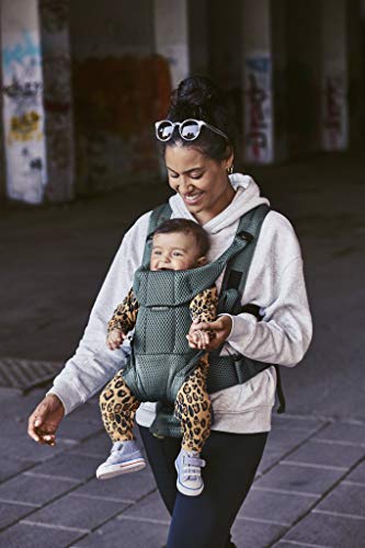 Image of BabyBjorn Baby Carrier Free, 3D mesh, Sage Green