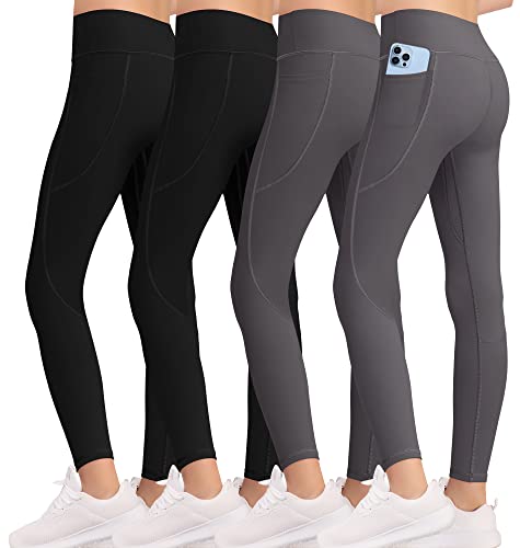 Mirity Girls Athletic Leggings With Pockets - Kids Workout Running Yoga Pants For Girls Dance Leggings #TOP15