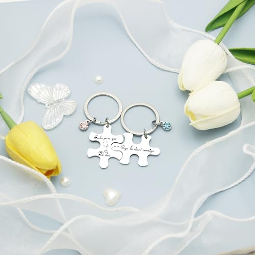 Variante de XQXQXZ llaveros personalizados pareja casa