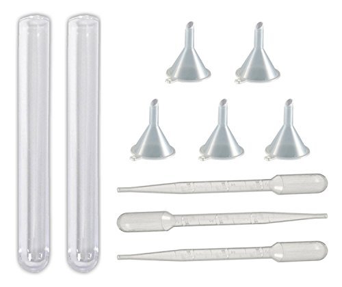Riverrun Fragrance Decanting Kit 2 Measuring Tubes 5 Funnels 20 Transfer Pipettes for Perfume Aromatherapy Essential Oils Bottles Vials