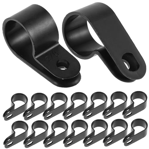 LAPYAPPE 50Pcs Type Wire Management Clips for Cable Organization Suitable for Cables Rope Light Clips for Efficient Wire Management