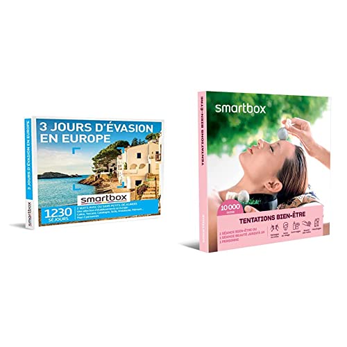 Coffret cadeau 3 jours d'évasion en Europe et soin bien-être pour deux personnes