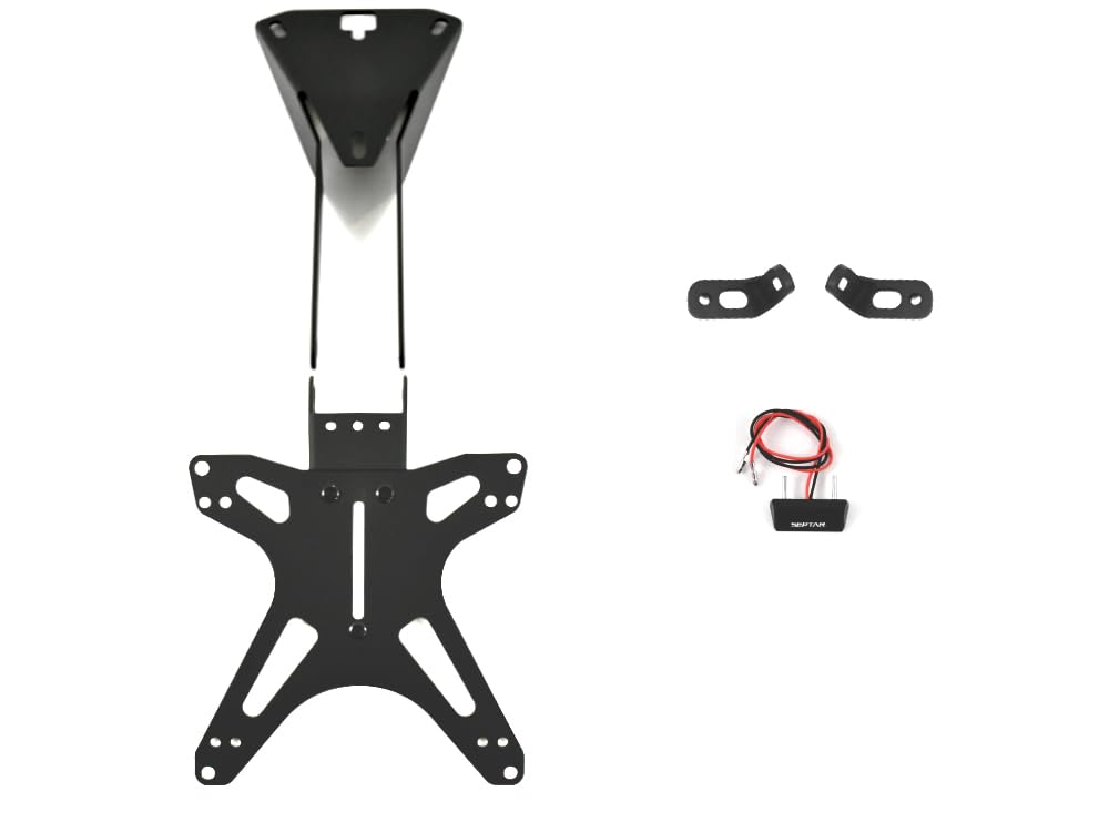 PORTATARGA SPORTIVO REGOLABILE per APRILIA RSV4 1100 TUONO 1100 2021-2026 per frecce originali | SEPTAR