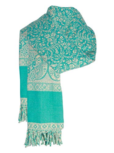 Tibet LUXURY HANDMADE SEA GREEN FASHION Scarf Yak Wool fortable scarf Shawl Blanket ole unisex Travel Wrap Meditation Soft gift for her4