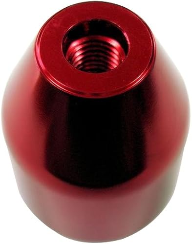 Miniatura 5 de VMS RACING Pomo de cambio de rosca de 0.394x0.049 in 5 velocidades Type-R en aluminio billet rojo para Mazda 3 Miata MX3 MX5 MX6 Eunos Protégé 5 323
