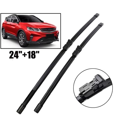 Essuie-glaces avant Geely Coolray SX11 (24"+18") pour pare-brise 2020-2023