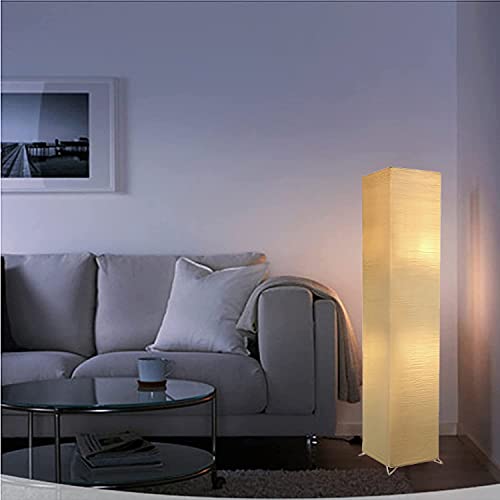 Lámparas de Papel de arroz de pie con soporte E27 para decoración 7
