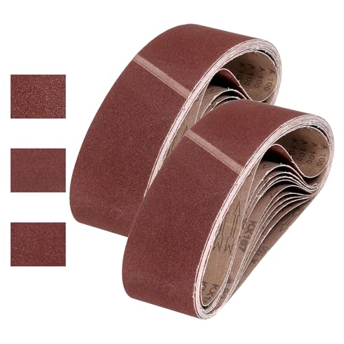 Bandes abrasives 152x1220 mm anti-encrassement pour éliminer la rouille et poncer le bois brut