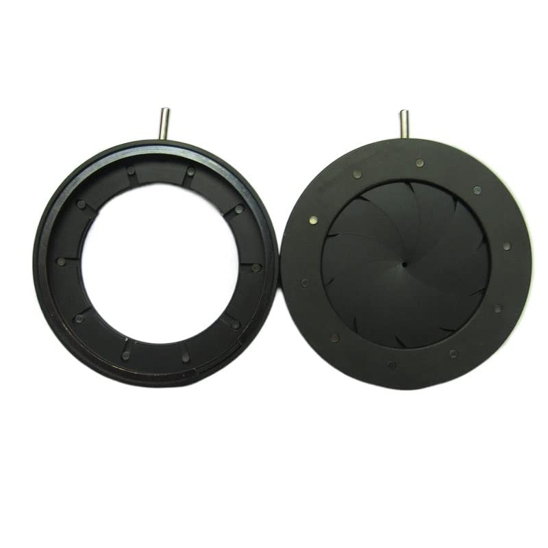 Aurorad Adattatore for microscopio for Fotocamera Digitale a condensatore for diaframma a diaframma Ottico con Zoom Regolabile da 1-29 mm Uso con Lame da 10 Pezzi