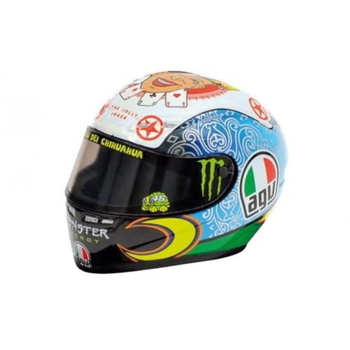 Valentino Rossi Mini Casque réplique 1:5 – VR46 MotoGP_Mugello 2010