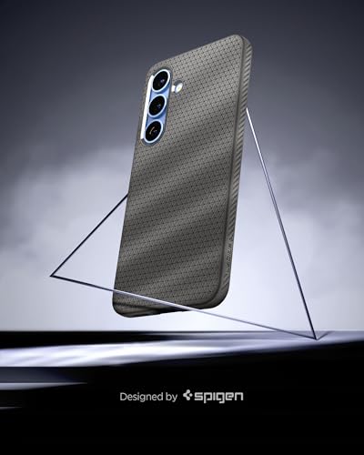 Image of Spigen for Galaxy S25 Plus Case, Liquid Air [No Magnet Ring] [Military-Grade Protection] - Marble Gray