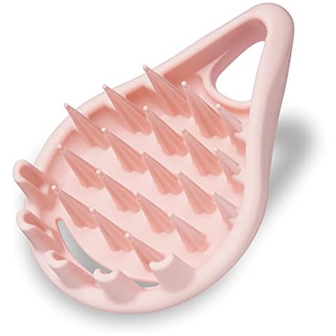 Terra Distribution Scalp Massager Scrubber Exfoliator [Made in Japan] 3 Tools-in-1 Hair Scalp Massager, Dandruff Brush for Head Massage, Dandruff, Hair Growth, Men, Women, and Gift (Pink) Cover