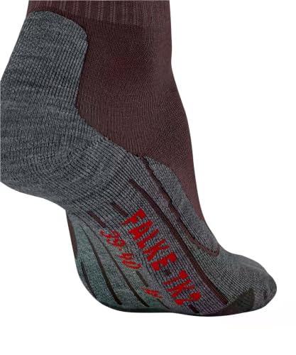 FALKE Damen Wandersocken TK2 Explore W So Wolle Funktionsmaterial antiblasen dick 1 Paar, Braun Mahogany 8344, 37-38 – Ansicht 3