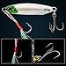 Catch Rate Double Hook Slow Pitch Fishing Lure for Enhancing Realistic Swimming Lures with Slow Sinking Flexible Tail with Flexible Tail