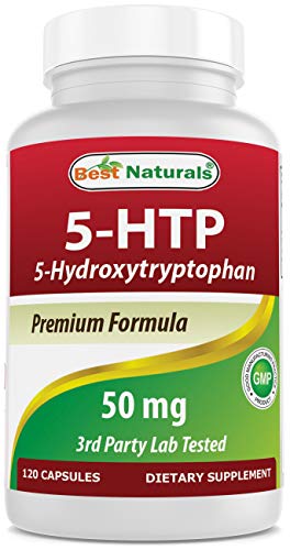 Best Naturals 5-HTP 50 mg 120 Capsules 5 HTP Capsules Supports Relaxation & restful Sleep