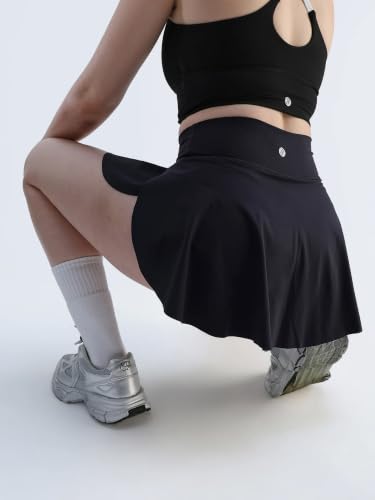 Image of CAVA Swirl Tennis Skorts for Women | Built-in Shorts, Moisture-Wicking, Stretchable, Pockets, Twirl-Friendly Design | Active Skirt for Sports