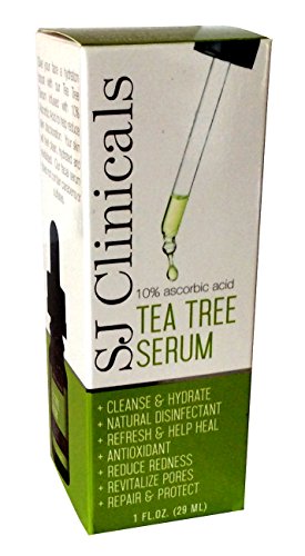 SJ CLINICALS TEA TREE SERUM cleanse, hydrate, reduce redness and revitalize pores. 1FL OZ