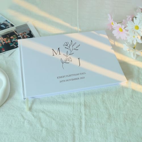 Libro de visitas de recepción para atesorar dedicatorias e historias de amor personalizadas 6