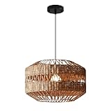 【Installation facile】 : L'emballage comprend tous les accessoires nécessaires. Veuillez couper le courant avant l'installation. Le câble de suspension standard mesure 120 cm et est ajustable pour s'adapter à vos besoins. Pour les câbles plus longs, contactez-nous avant l'achat.