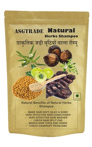 Image of Amla Reetha Shikakai Herbal Hair Wash Powder, 100% Natural Formula, Chemical Free, Banefical and acient formula for Hair Fall, Dandruff & Split Ends Tretment from acient time