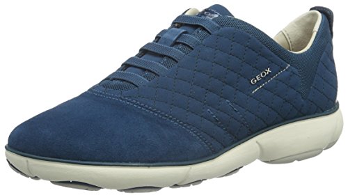 Geox Damen D Nebula A Sneakers, Blau (OCTANEC4024), 36 EU